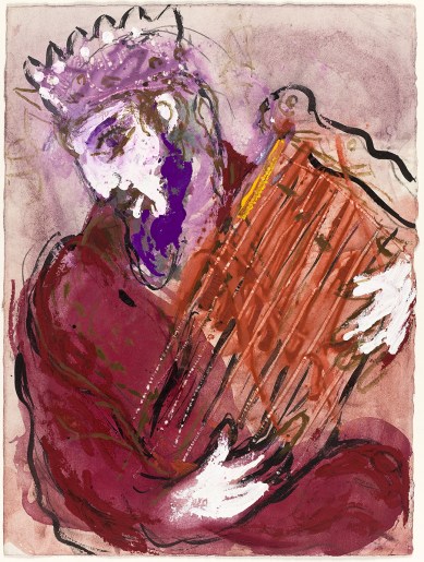 Marc Chagall The Psalm of David, ca. 1956 Drawing for the 